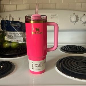 Limited edition pink and gold Stanley cup